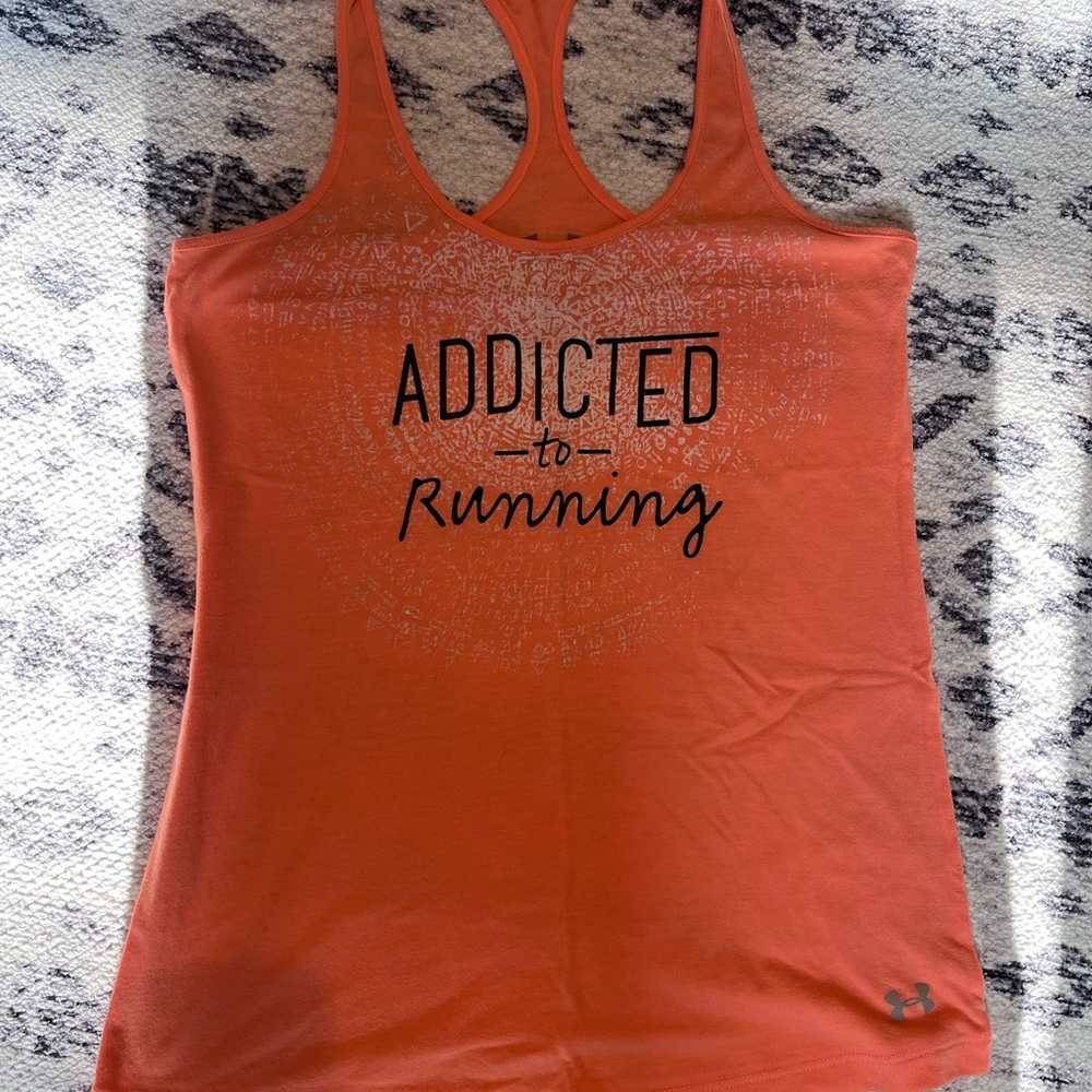 Under Armour Women's Vibrant Orange Workout Tank Top